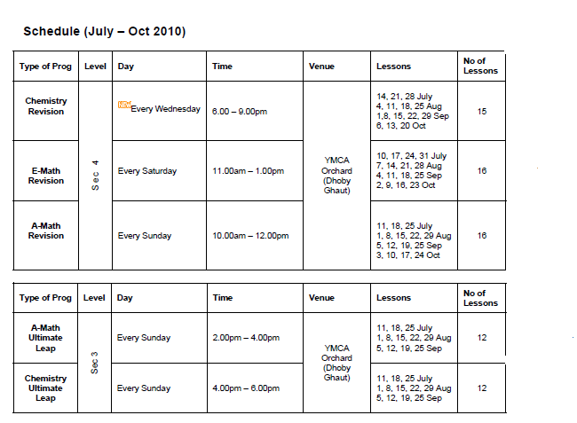 o-level-chemistry-emaths-amaths-revision-schedule