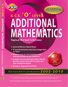 GCE-O-Level-Additional-Mathematics-Ten-Years-Series-Book